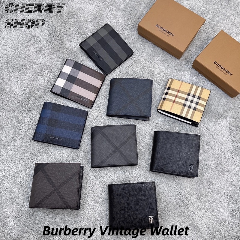 เบอร์เบอร์รี่ Burberry Vintage Walletกระเป๋าสตางค์ผู้ชาย men's