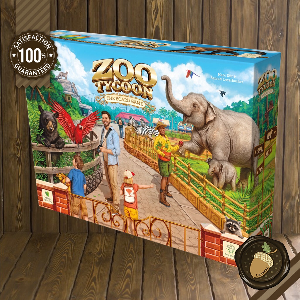 Zoo Tycoon: The Board Game บอร์ดเกมแท้ คู่มือภาษาอังกฤษ