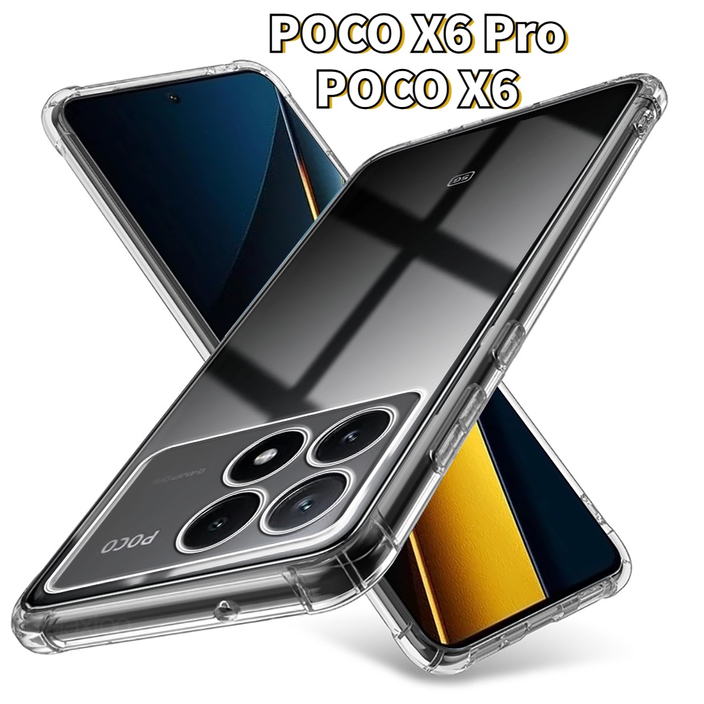 เคสโทรศัพท์มือถือ ซิลิโคนนิ่ม ใส กันกระแทก สําหรับ Xiaomi Poco X6 Pro PocoX6 X6Pro Redmi K70 Pro K70