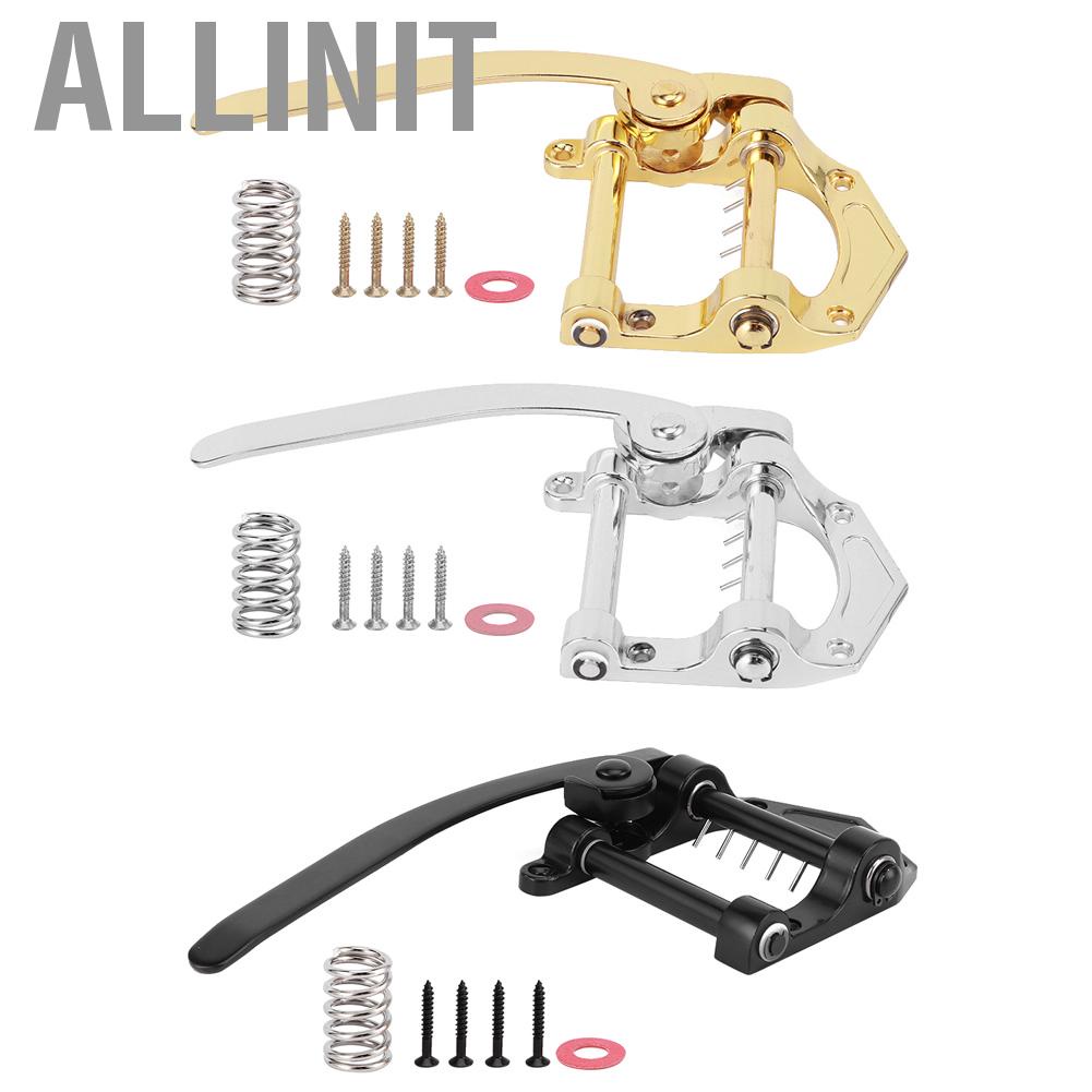 Allinit Tailpiece Vibrato Bridge สำหรับ SG/Tele/LP Flat Top กีตาร์ไฟฟ้า Tremolo EUJ