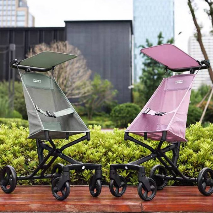 Little Tiger🐯T28🐯 รถเข็นเด็กโต 4-18 ปี  รับน้ำหนักได้ 100 kg. พับเก็บได้ น้ำหนักเบา 4 กิโล ล้อใหญ่ แ