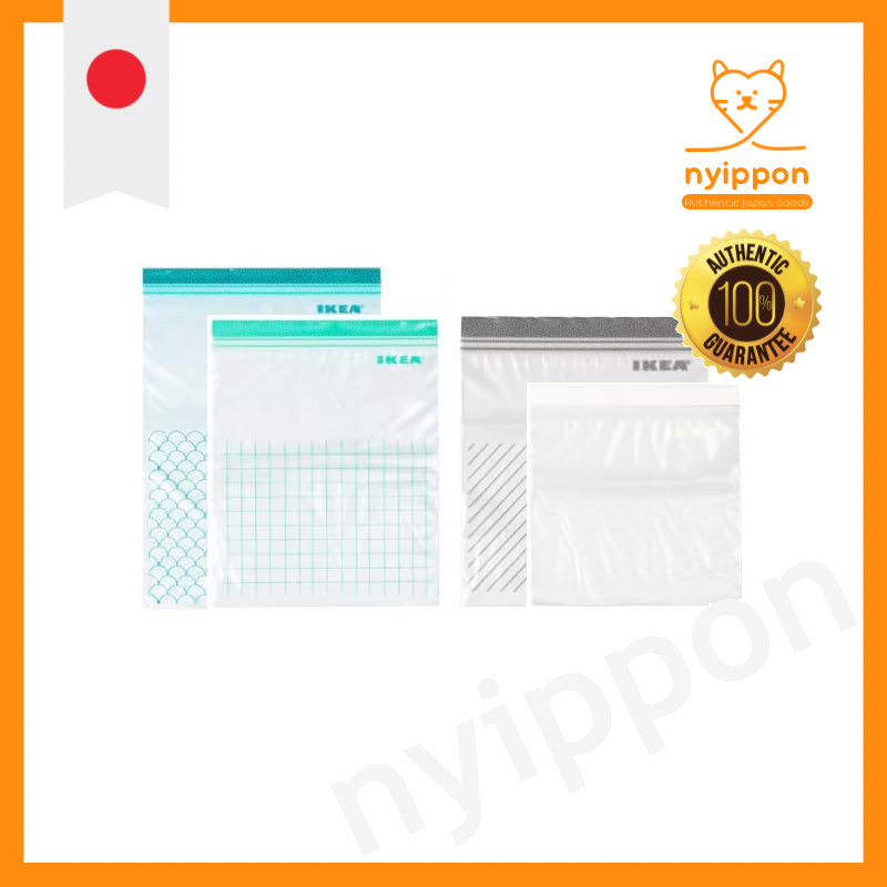 [Set Items] - Freezer Bags - ISTAD - ISTAD Freezer Bags 2 boxes/80 sheets set (ISTAD/Turquoise * 4.5