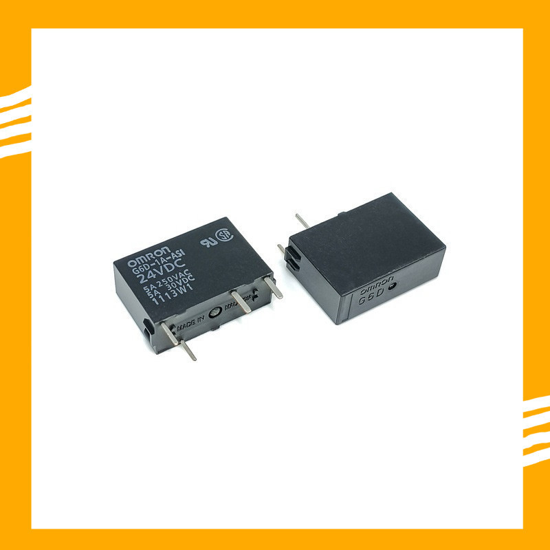 ถูกสุด! RELAY G6D-1A-ASI ,G6D-1A  5VDC 12VDC 24VDC 4ขาลงปริ้น ถ่ายจากงานจริงทางร้าน มือ1 พร้อมส่งในไทย