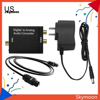 Skym* อะแดปเตอร์แปลงเสียงดิจิทัล RCA L/R โคแอกเชียล Toslink เป็นอะนาล็อก 35 มม.