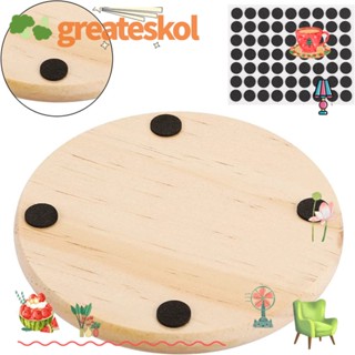 Greateskol ที่รองแก้ว ทรงกลม กันลื่น DIY สําหรับงานหัตถกรรม