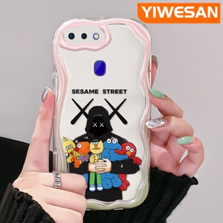 เคสโทรศัพท์มือถือแบบนิ่ม ใส กันกระแทก ลายการ์ตูน Sesame Street สําหรับ OPPO R17 R15 Pro