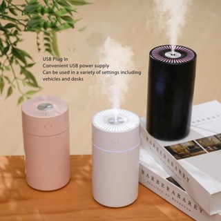 CCclamber แบบพกพาขนาดเล็ก Humidifier Silent USB Desktop พร้อมไฟกลางคืนสีสันสดใสสำหรับรถบ้านสำนักงานห้องนอน