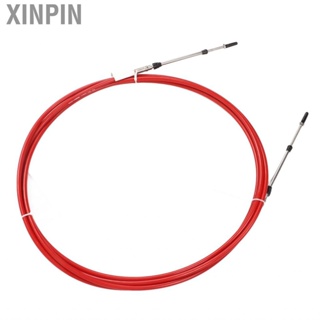 Xinpin 17FT Boat Throttle Control Steering Cable Flexible Rust Proof Red Protective Cover Replacement for Force Marine