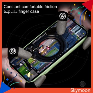 Skym* ถุงมือสวมนิ้ว กันเหงื่อ ระบายอากาศ บางพิเศษ สําหรับเล่นเกม 2 แพ็ค