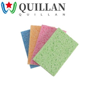 Quillan แผ่นขัดทําความสะอาดหม้อ เซลลูโลส ล้างจาน ขจัดสิ่งปนเปื้อน ผ้าทําความสะอาดครัว