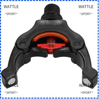 Wattle ที่วางคันเบ็ดตกปลา แบบพลาสติก ไนล่อน สีดํา