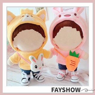 Fay 20 ซม. ตุ๊กตาเด็ก เสื้อผ้า แฮนด์เมด ตุ๊กตานุ่ม เกาหลี ไอดอล เสื้อผ้าของเล่น