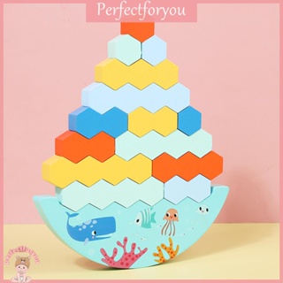 ❥Perfectfu Montessori เกมทาวเวอร์บาลานซ์ ของเล่นเสริมการเรียนรู้ สําหรับเด็กผู้ชาย และเด็กผู้หญิง