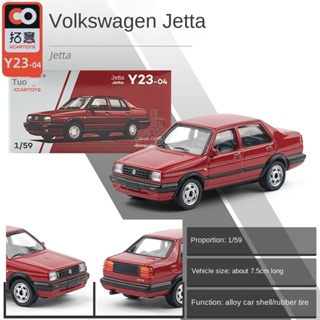 1/64 VOLKSWAGEN JETTA Taxi Police Car Diecast รถของเล่น สําหรับเด็กผู้ชาย ของขวัญวันเกิด ของเล่นเด็ก รถสะสม