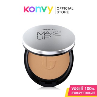 Beauty Buffet Gino Mccray The Professional Make Up Extreme Full Coverage Powder Foundation 11g บิวตี้ บุฟเฟ่ต์ แป้งอัดแข็งผสมรองพื้น.