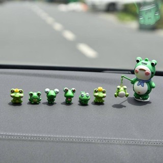 Frog Car Decoration Internet Celebrity Car Accessories Doll Cute Car Center Console Display Screen Decoration Supplies Gift g6cJ