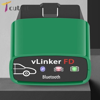 Tcuteit VLinker FD+ เครื่องมือวิเคราะห์รถยนต์ บลูทูธ 4.0 V2.2 สําหรับ Ford Cars