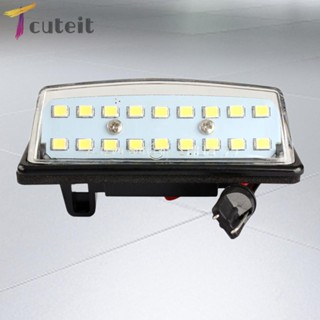 Tcuteit ไฟติดป้ายทะเบียนรถยนต์ LED 6000K 12V สําหรับ Nissan TEANA J31 J32