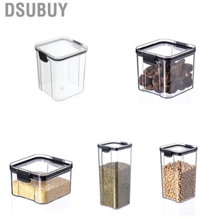 Dsubuy Grains Storage Box Transparent Sealed PET Silicone  Containers for Kitchen Snacks  Nut