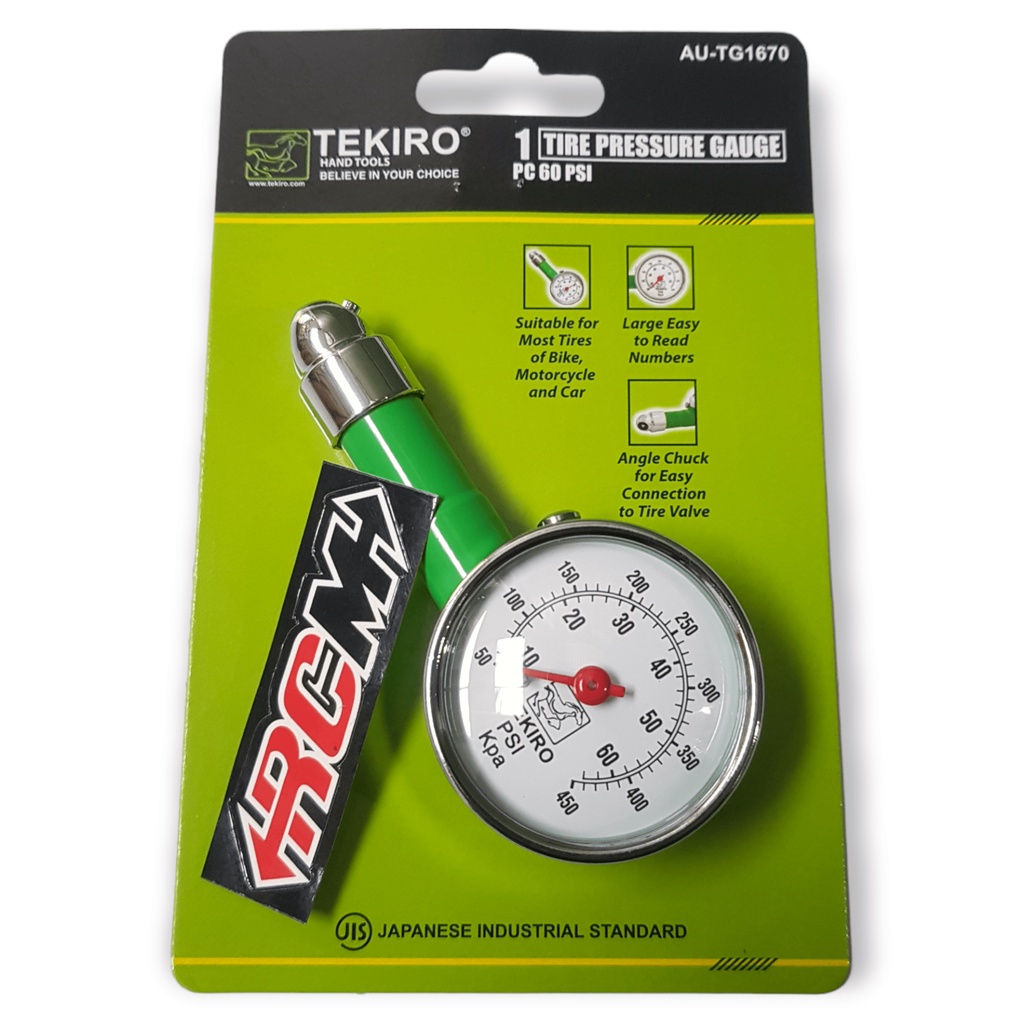 AU-TG1670 ความดันยาง GAUGE ROUND DIAL 60 PSI 60PSI 60-PSI ต้นฉบับ TEKIRO WIPRO ORIGINAL WP-105