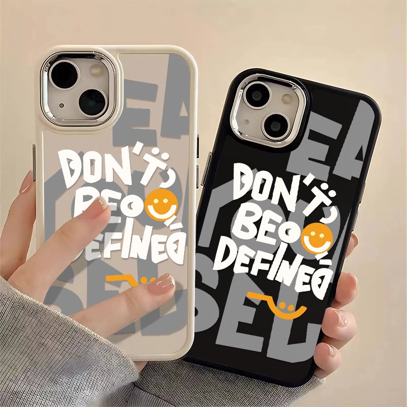 เคสโทรศัพท์มือถือแบบนิ่ม TPU กันกระแทก กันรอยกล้อง ลายข้อความสนุก สีแคนดี้ สําหรับ IPhone 15 14 13 12 11 Pro Max 11 Pro Max XS X XR 8 + 7 Plus