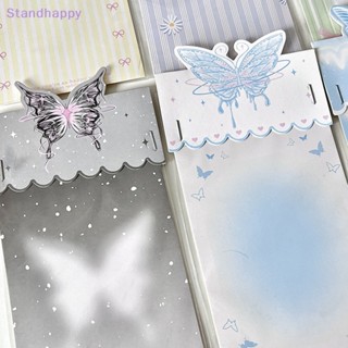 Standhappy ใหม่ กระดาษการ์ดรูปภาพ ลายผีเสื้อ ไอดอล 3D สําหรับตกแต่ง 5 ชุด