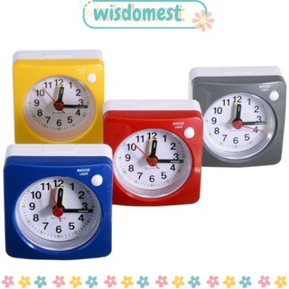 Wisdomest นาฬิกาปลุกควอตซ์ พร้อมไฟกลางคืน สําหรับตกแต่งบ้าน