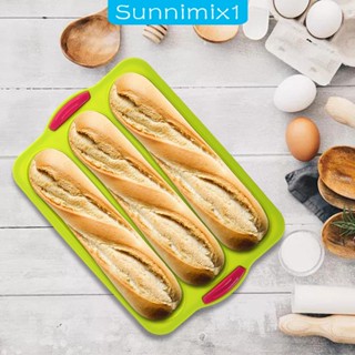 [Sunnimix1] ถาดซิลิโคน สามหลุม ทําความสะอาดง่าย สําหรับทําสบู่ เค้ก เบเกอรี่