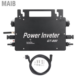 Maib Grid Tie Power Inverter EU Plug 230V Solar Panel WiFi Connection Single Phase APP Monitoring for PV Generation System