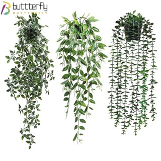 Buttterfly เถายูคาลิปตัส ใบไม้ประดิษฐ์ สําหรับตกแต่งบ้าน