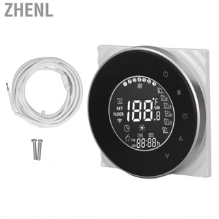 Zhenl Smart Floor Heat Thermostat Wifi 95-240VAC Touch Operation with Power Off Protection for Home