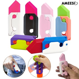 Ameesi Fidget Toy ของเล่นคลายเครียด ความวิตกกังวล ทนทาน มือเดียว พลาสติก Fidget Cutter ของเล่นสําหรับเด็ก ผู้ใหญ่