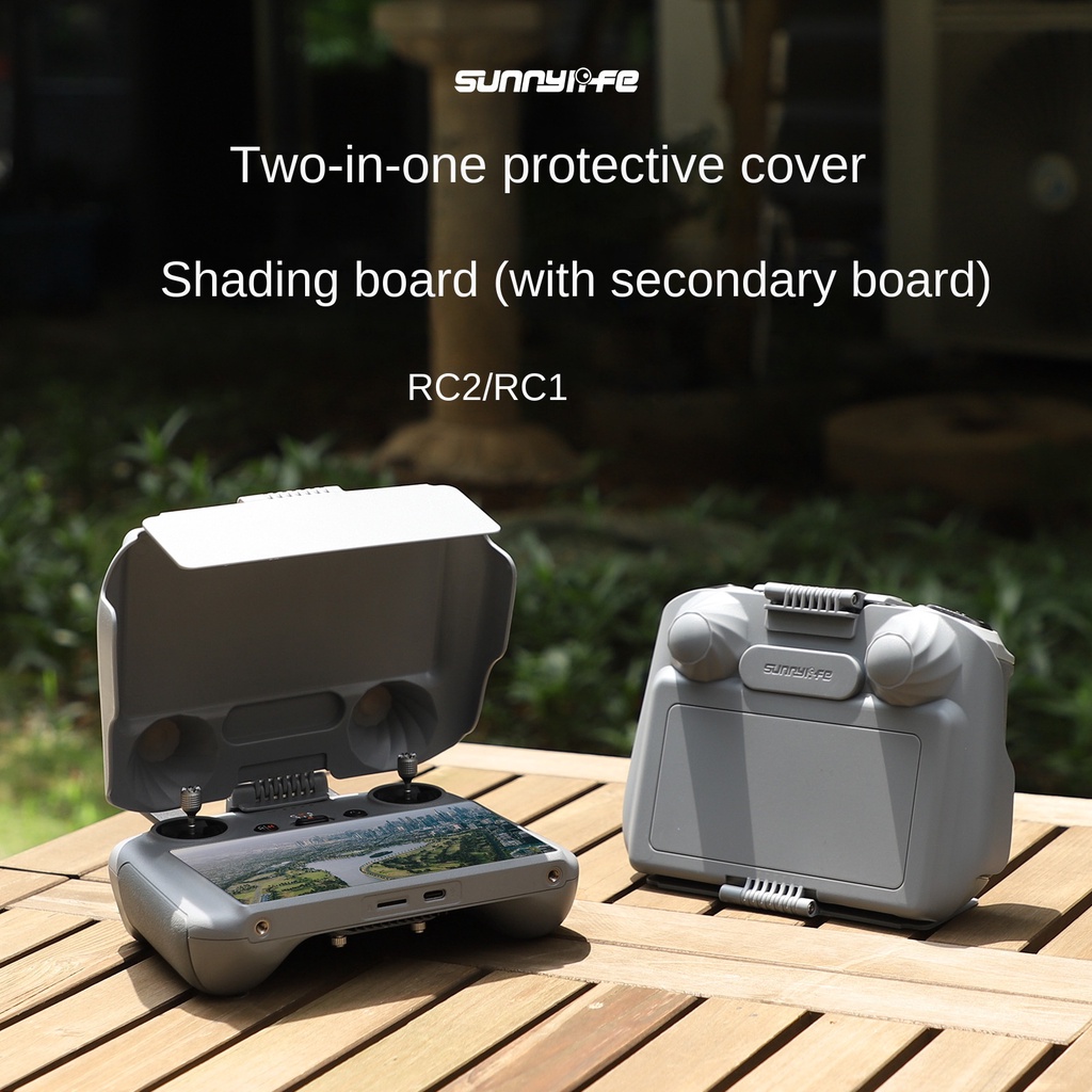Sunnylife เหมาะสําหรับ Dji RC 2/RC 1 รีโมทคอนโทรล Dji Mini 5 pro/Air 3S/Air 3/Mini 4 Pro/Mini 3 Pro Hood แผ่นรองฝาครอบป้องกัน