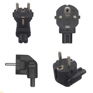 Xin อะแดปเตอร์พาวเวอร์ AC EU4 8 Europe 2 Prong Male to IEC C7 Female สําหรับโน้ตบุ๊ก แล็ปท็อป