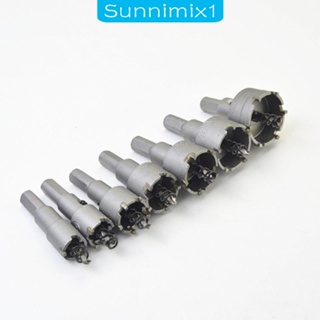 [Sunnimix1] ชุดดอกสว่านโฮลซอว์ 15-50 มม. สําหรับเจาะรู โลหะ สเตนเลส ไม้ 12 ชิ้น