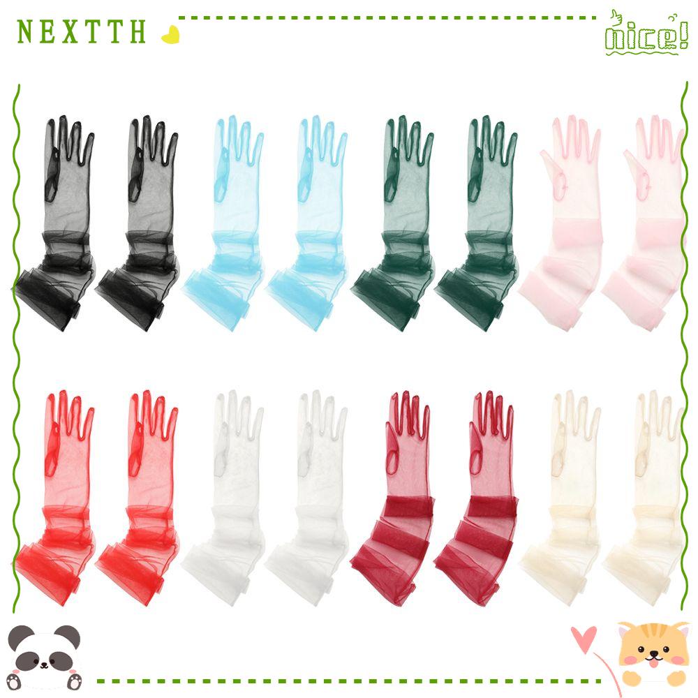 Nextshop ถุงมือเจ้าสาว แบบบางพิเศษ สไตล์วินเทจ หลากสี 1 คู่