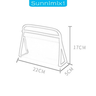 [Sunnimix1] กระเป๋าเครื่องสําอาง กันน้ํา น้ําหนักเบา อเนกประสงค์ มีซิป แบบพกพา สําหรับเดินทาง