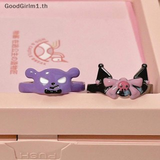 Goodgirlm1 แหวนหมั้น แบบเปิด ลายการ์ตูนอนิเมะ Sanrio น่ารัก เครื่องประดับ สําหรับผู้หญิง ผู้ชาย คู่รัก งานแต่งงาน