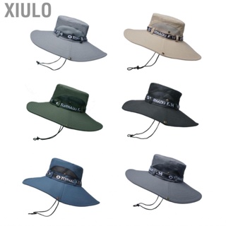 Xiulo Fishing Hat  Soft Air Holes Large Brim Sun for Vacation