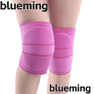 Blueming2 สนับเข่า EVA ระบายอากาศ สีชมพู สําหรับเต้นรําฟุตบอล 1 คู่