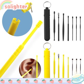 Solighter ที่แคะหู ใหม่ เครื่องมือแคะหู กําจัดขี้หู ช้อนทําความสะอาดหู