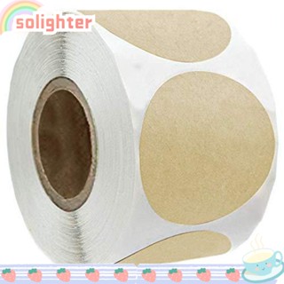 Solighter สติกเกอร์ซีลซองจดหมาย ทรงกลม ขนาดเล็ก 2 นิ้ว 500 ชิ้น 500 ชิ้น