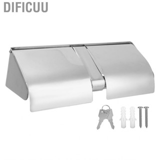 Dificuu Toilet Paper Holder 304 Stainless Steel Wall Mounted With Lock and Cover  Bathroom Roll Tissue hot