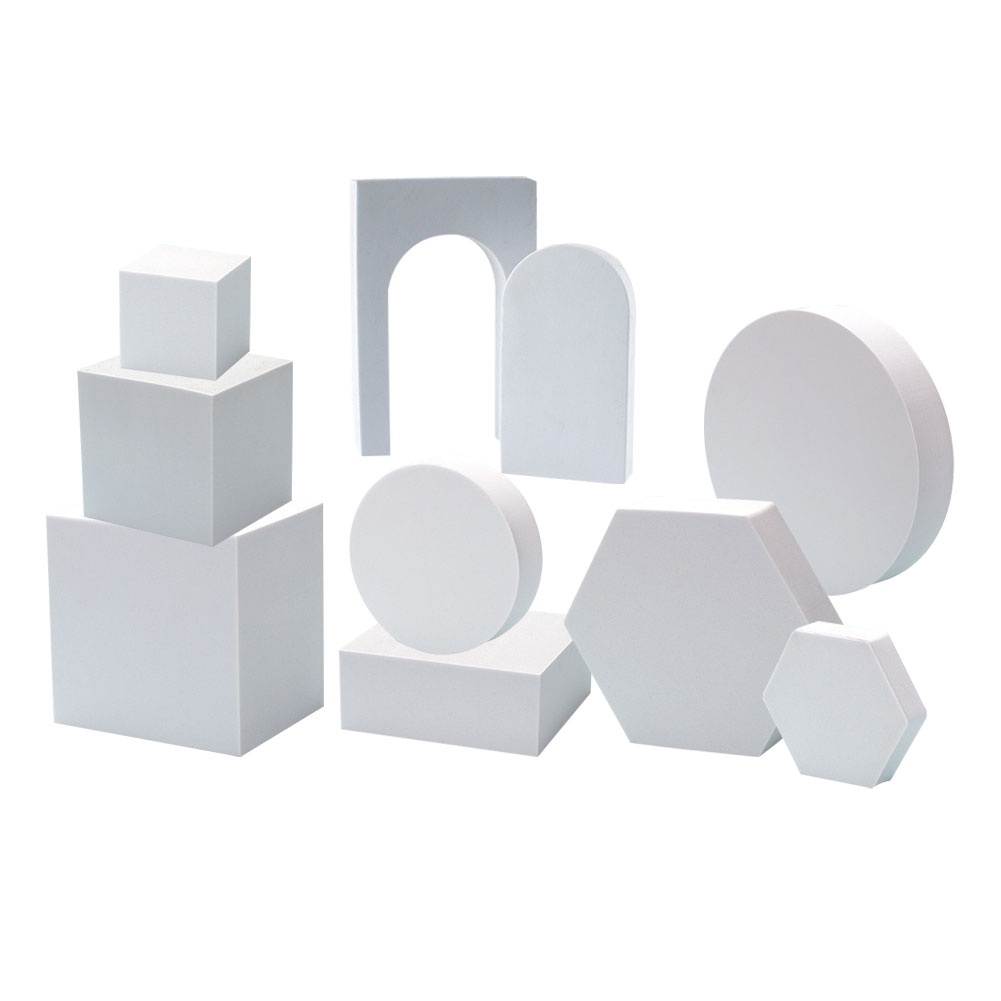 10pcs/set Photography Photo Geometric Cube Props Jewelry Display Shooting Background Prop Solid Foam Photography Photo A