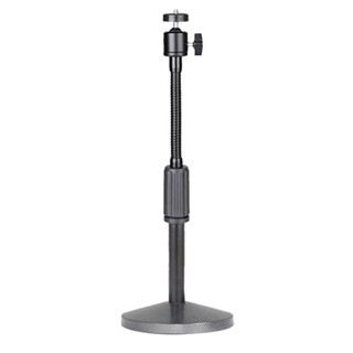 Universal Rotatable Extension Clamp Easy Install Vertical Tripod Lazy Bracket Black Webcam Stand Camera Mount