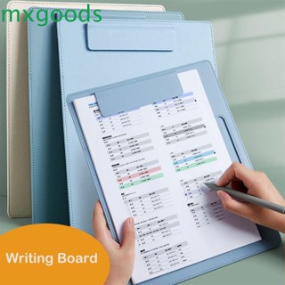 Mxgoods แฟ้มกระดาษโน๊ต โฟลเดอร์หนัง สําหรับใส่กระดาษโน้ต ใช้ในโรงเรียน
