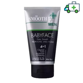 Smooth E โฟมล้างหน้าทำความสะอาดสำหรับผู้ชาย สูตรไม่มีฟอง For men Foam 4 Oz. (PLife)