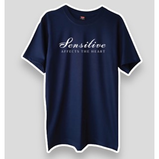 [S-5XL]Sensitive เสื้อยืดCottonแท้100%ผ้านิ่มมาก