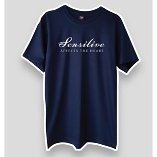 [S-5XL]Sensitive เสื้อยืดCottonแท้100%ผ้านิ่มมาก