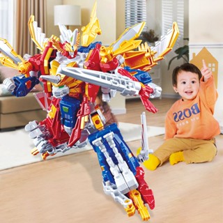 Fit robot large Set 5 boys and children gift God Beast King King King King King King King toy 6 fit deformation